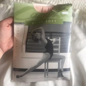 New Capezio Footed Tights S/M